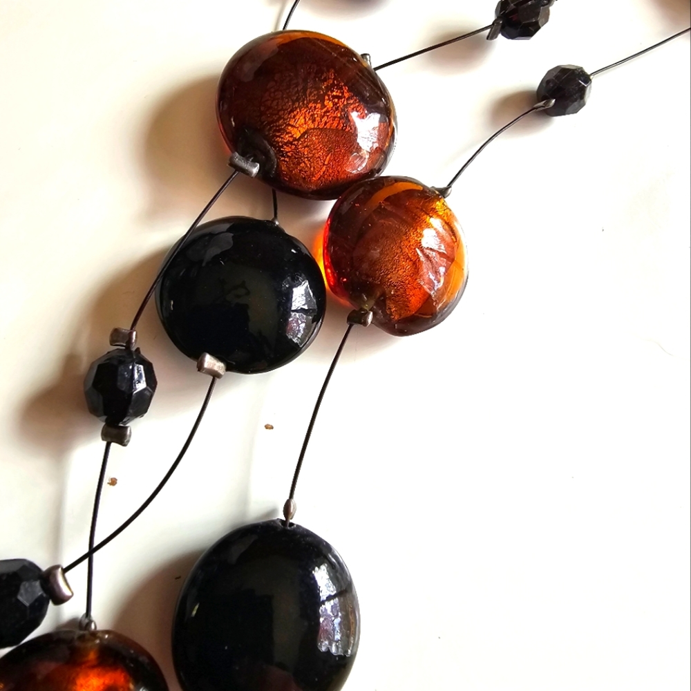 Vintage Glass Bead Necklace